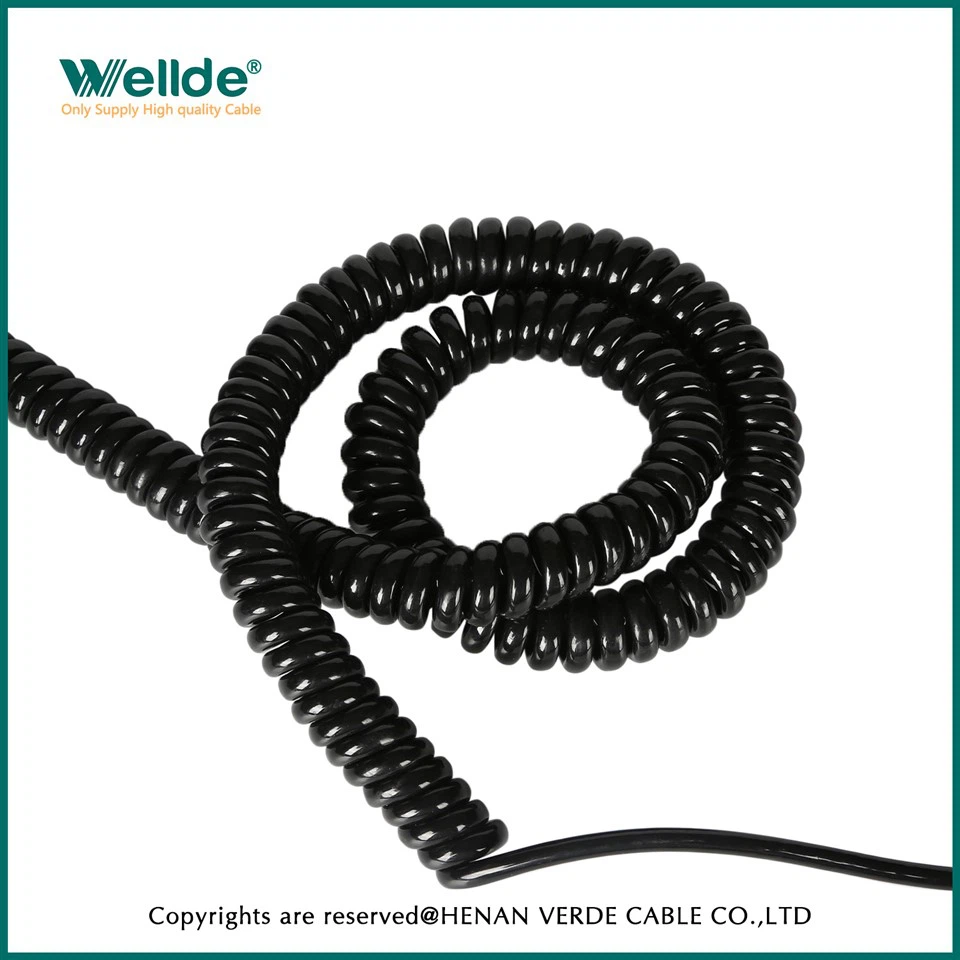 Spring Wire Cábla Bíseach Solúbtha Frithsheasmhach in Ola Inslithe PVC